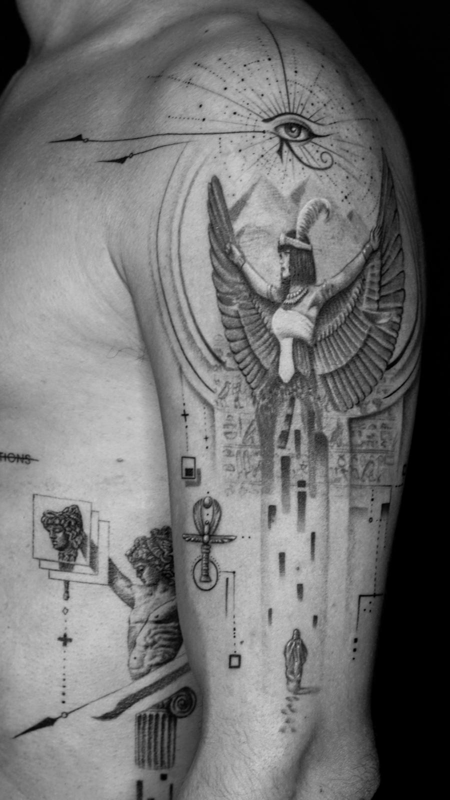 Realistik Omuz Dövmesi - Bursa dövme stüdyosu | Muzbeyn