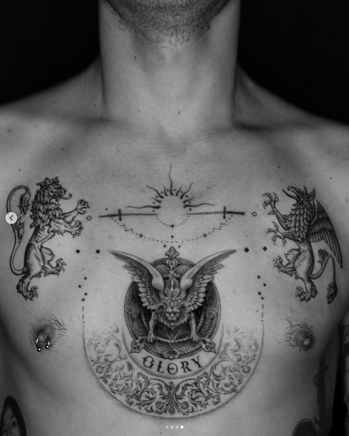 Realistik Göğüs Dövmesi - Bursa dövme stüdyosu | Muzbeyn