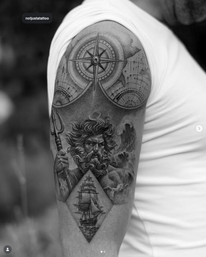 Realistik Omuz Dövmesi - Bursa dövme stüdyosu | Muzbeyn